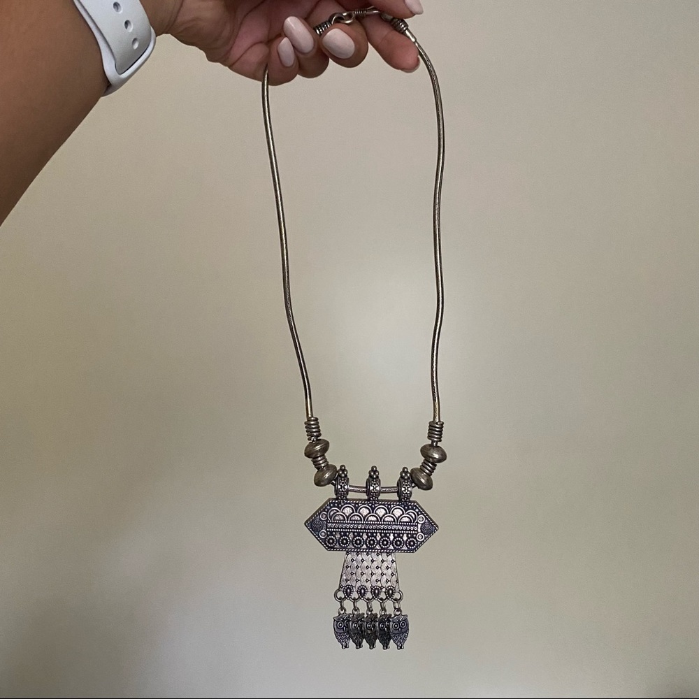 Silver Statement Necklace